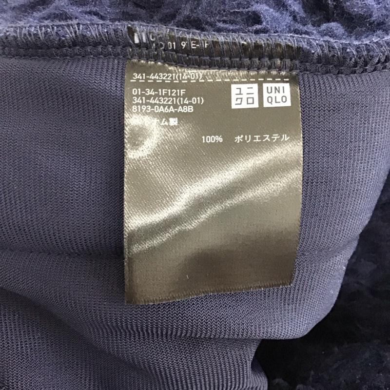 ユニクロ UNIQLO ジャケット、上着 ジャケット、ブレザー 341-443221 フリースオーバーサイズプルオーバー XL 無地 紺 / ネイビー /  メンズ USED 古着 中古 10134916