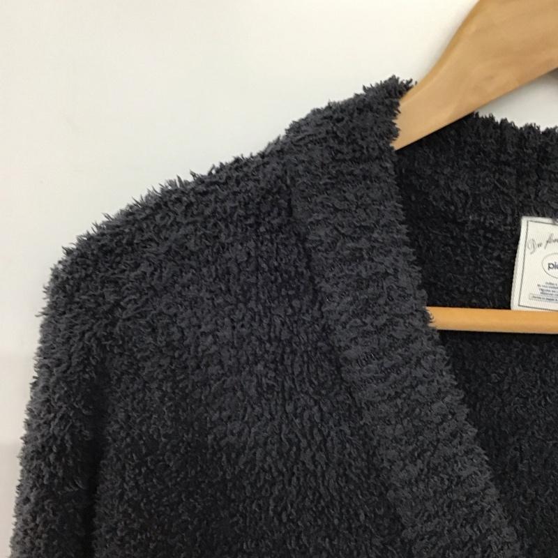 ジェラートピケ gelato pique カーディガン 長袖 pwnt221004 ルームウェア カーディガン ONE SIZE 無地 紺 / ネイビー /  レディース USED 古着 中古 10150064