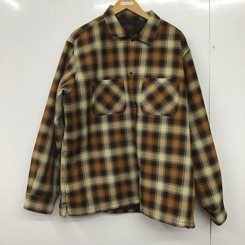 ビームスプラス BEAMS + ジャケット、上着 ジャケット、ブレザー 38-18-0292-791 オンブレチェック キルトシャツブルゾン L チェック マルチカラー / マルチカラー /  メンズ USED 古着 中古 10146526