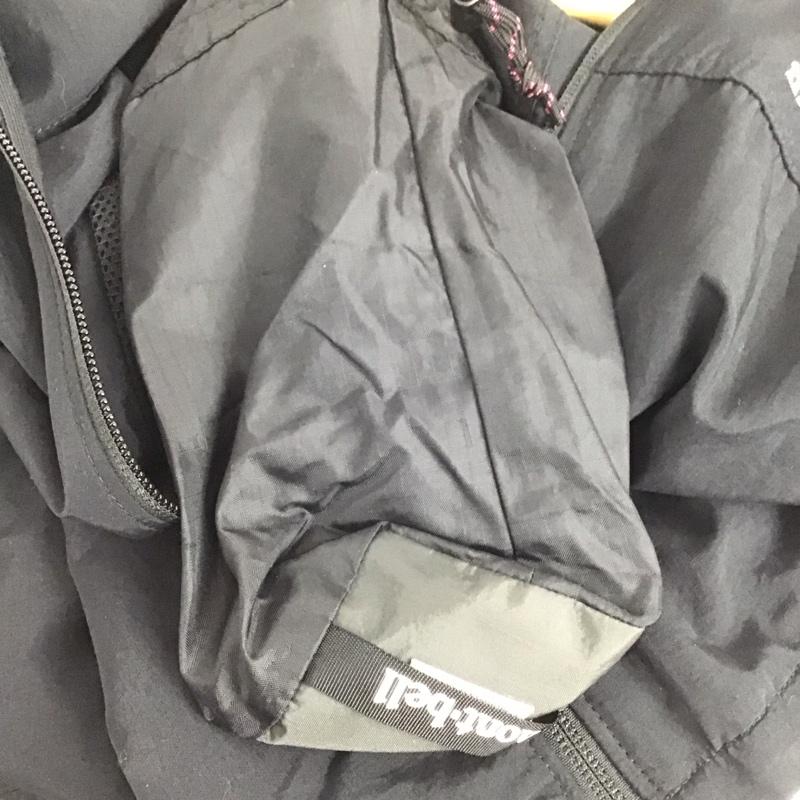 モンベル mont-bell ジャケット、上着 ジャケット、ブレザー 1103244 ジップアップジャケット アウター スタンドカラージャケット L ロゴ、文字 黒 / ブラック /  メンズ USED 古着 中古 10142940