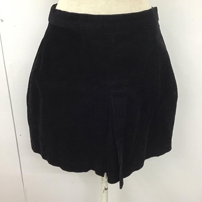 ザラ ZARA スカート ミニスカート ミニスカート スクエアスカート タイトスカート S 無地 黒 / ブラック /  レディース USED 古着 中古 10109516