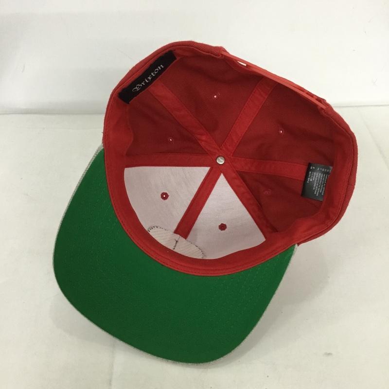 ブリクストン BRIXTON 帽子 キャップ DE2892983953 スナップバック ロゴ、文字 赤 / レッド /  メンズ USED 古着 中古 10131802