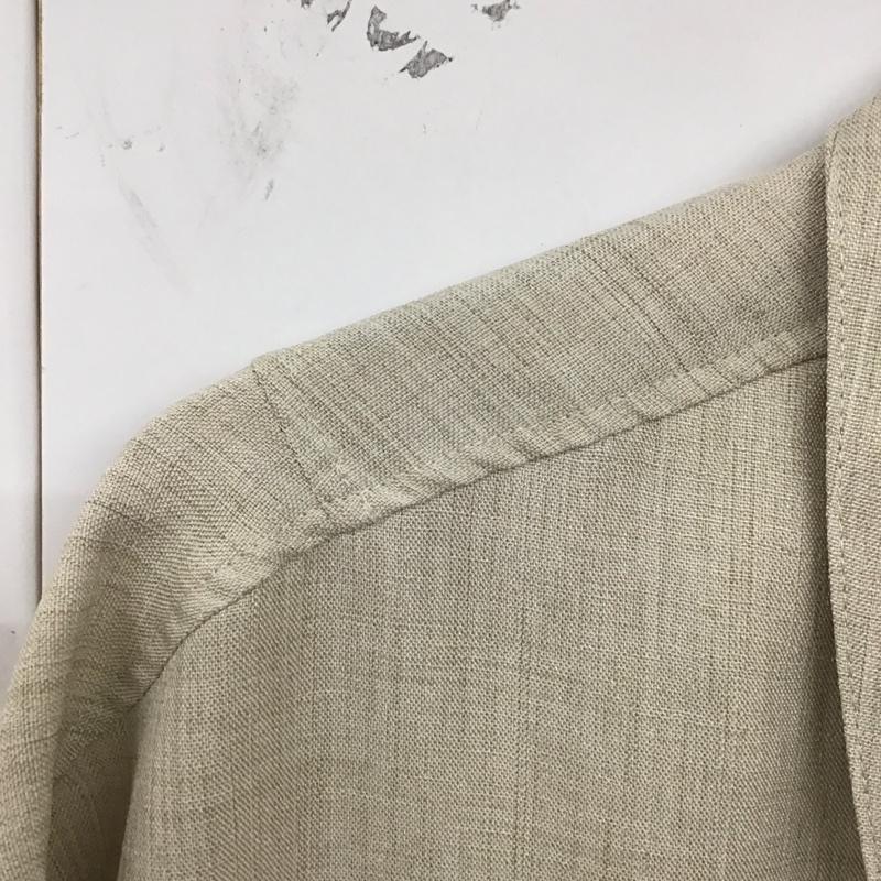 フリークスストア FREAK S STORE シャツ、ブラウス 半袖 L 無地 ベージュ / ベージュ /  メンズ USED 古着 中古 10129834