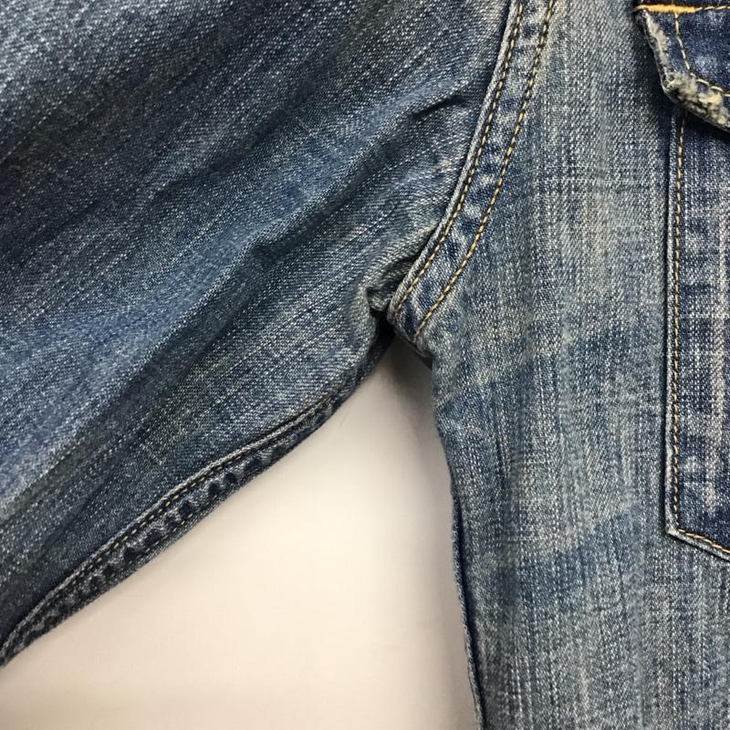 レミ レリーフ REMI RELIEF シャツ、ブラウス 長袖 長袖シャツ デニムシャツ カラーシャツ L 無地 インディゴ / インディゴ /  メンズ USED 古着 中古 10141227