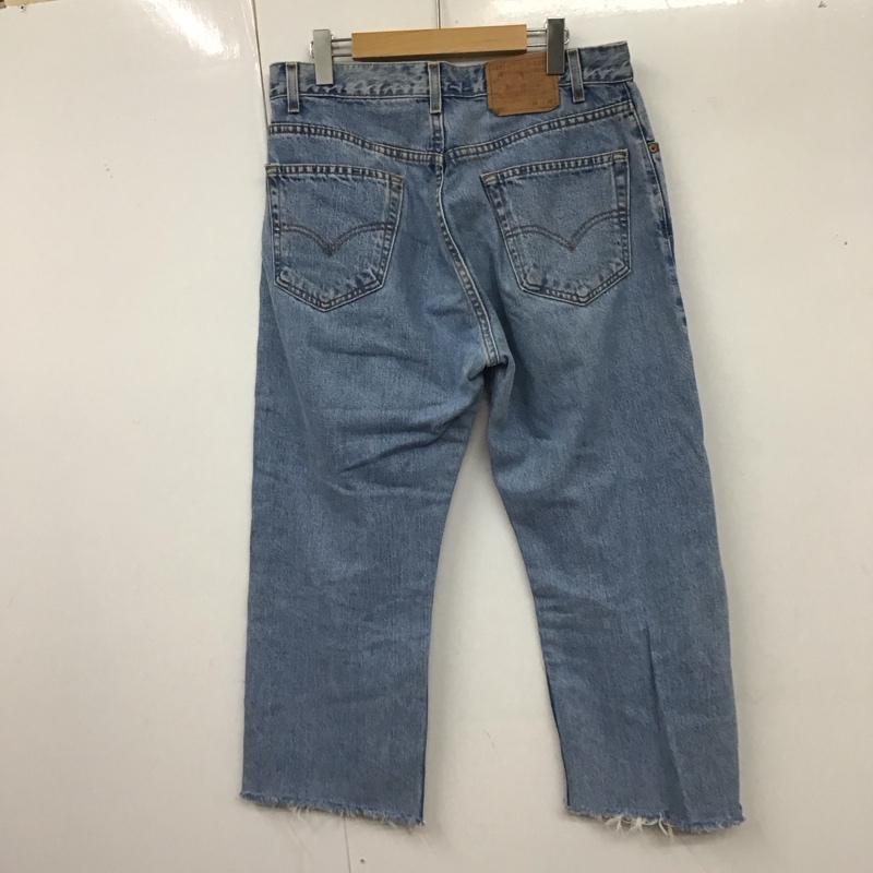 リーバイストラウスアンドコー Levi Strauss & co. パンツ デニム、ジーンズ デニムパンツ ストレートパンツ ワイドパンツ カジュアルパンツ 34 無地 インディゴ / インディゴ /  メンズ USED 古着 中古 10119543