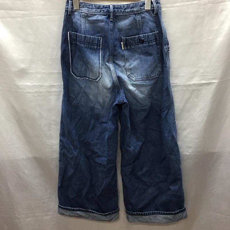 セポ cepo パンツ デニム、ジーンズ CCE-0453 ワイドパンツ S 無地 青 / ブルー /  レディース USED 古着 中古 10123422