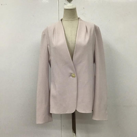 グリーンレーベルリラクシング green label relaxing ジャケット、上着 ジャケット、ブレザー worktripoutfits 長袖ジャケット ノーカラージャケット M 無地 桃 / ピンク /  レディース USED 古着 中古 10123862