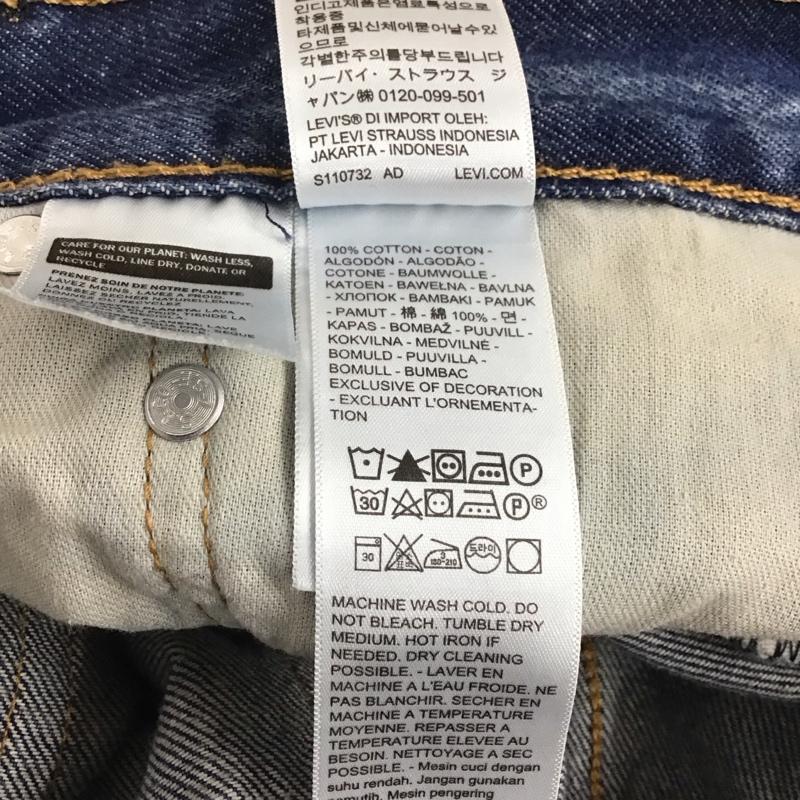 リーバイス Levi s パンツ デニム、ジーンズ W34L32 34インチ 無地 インディゴ / インディゴ /  メンズ USED 古着 中古 10144871