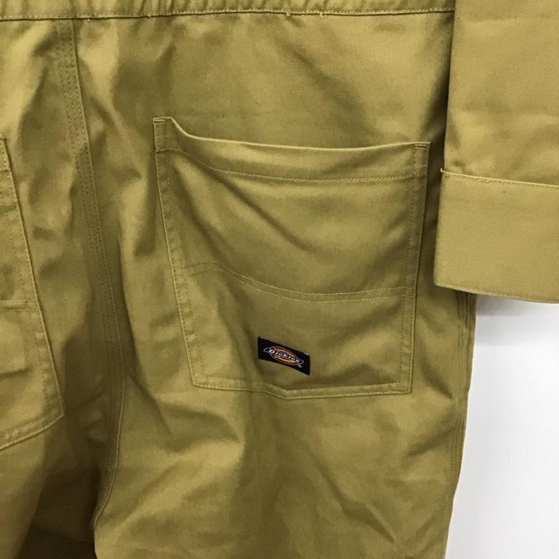 ディッキーズ Dickies サロペット・オーバーオール サロペット、オーバーオール つなぎ L 無地 ベージュ / ベージュ /  メンズ USED 古着 中古 10134445