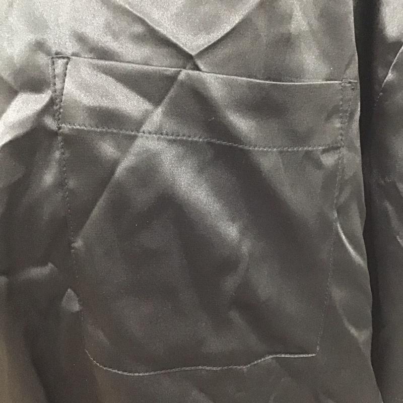 アンリラクシング unrelaxing シャツ、ブラウス 半袖 半袖シャツ カラーシャツ カジュアルシャツ M 無地 黒 / ブラック /  メンズ USED 古着 中古 10107140