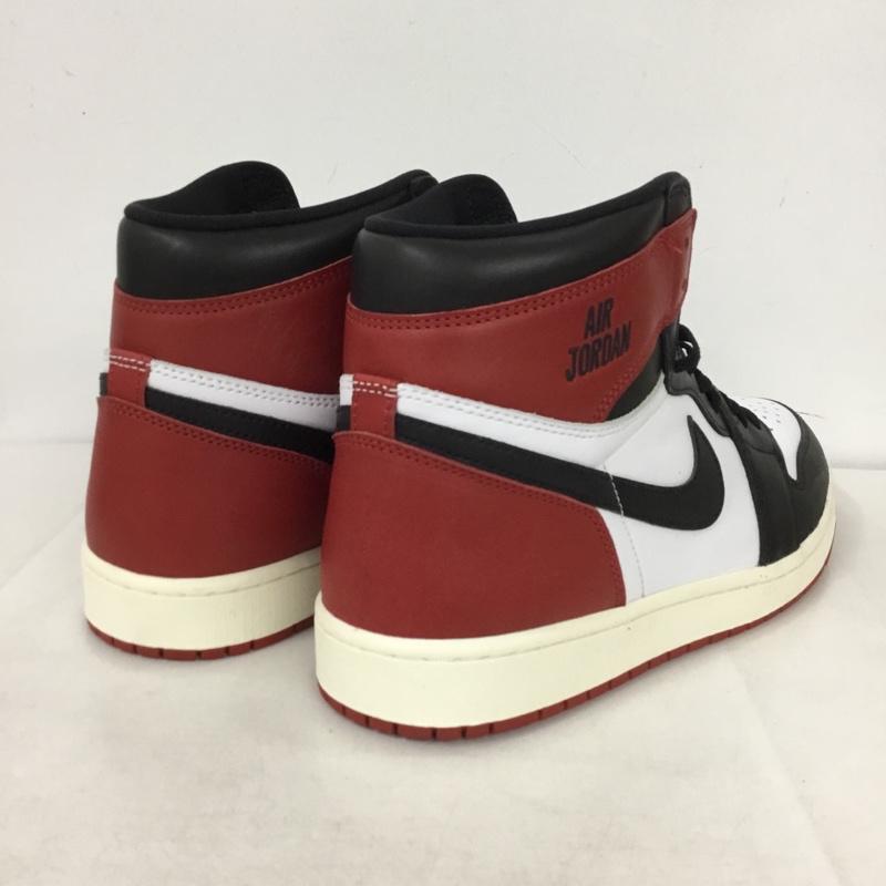 ナイキ NIKE スニーカー スニーカー DZ5485-106 AIR JORDAN 1 RETRO HIGH OG 30cm 箱有 30.0cm ロゴ、文字 白 / ホワイト / X 黒 / ブラック / X 赤 / レッド /  メンズ USED 古着 中古 10144348