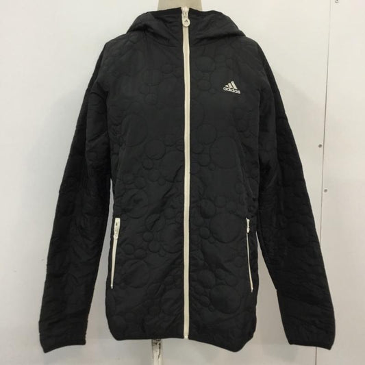アディダス adidas ジャケット、上着 ジャンパー、ブルゾン S 無地 黒 / ブラック /  レディース USED 古着 中古 10113162