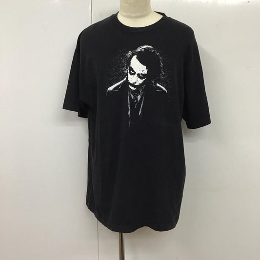 古着 USED Tシャツ 半袖 半袖カットソー プリントTシャツ クルーネックカットソー 00s dccomic thedarkknight XL プリント 黒 / ブラック /  メンズ USED 古着 中古 10119228