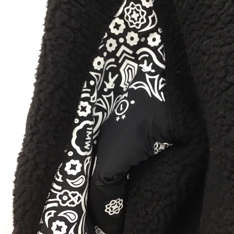 ジーユー GU ジャケット、上着 ジャンパー、ブルゾン 341-341258 SOPH 1MW ボア L ロゴ、文字 黒 / ブラック /  メンズ USED 古着 中古 10106929