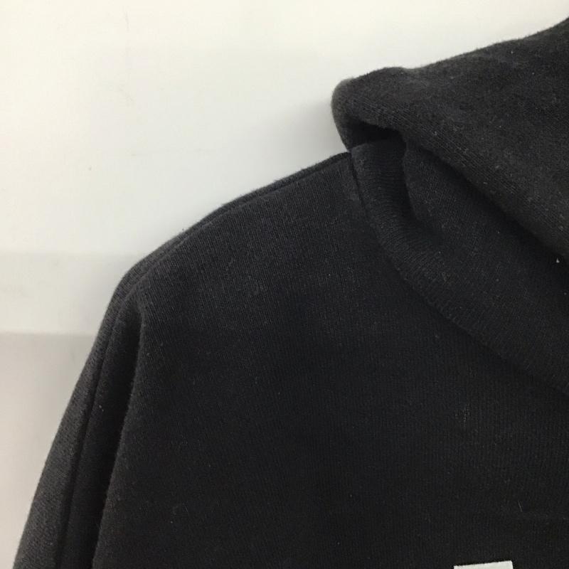 ダブルタップス W)TAPS パーカー 長袖 3 プリント X ロゴ、文字 黒 / ブラック /  メンズ USED 古着 中古 10145645