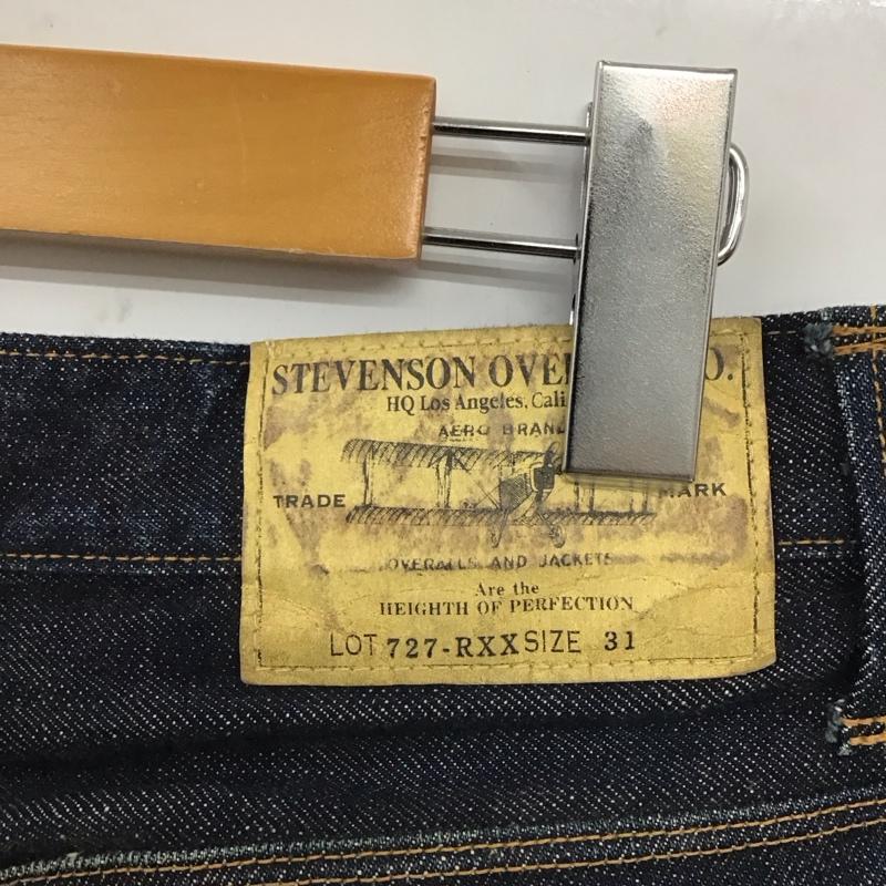 スティーブンソンオーバーオール STEVENSON OVERALL CO. パンツ デニム、ジーンズ デニムパンツ スリムパンツ ジーンズ 31インチ 無地 インディゴ / インディゴ /  メンズ USED 古着 中古 10119502