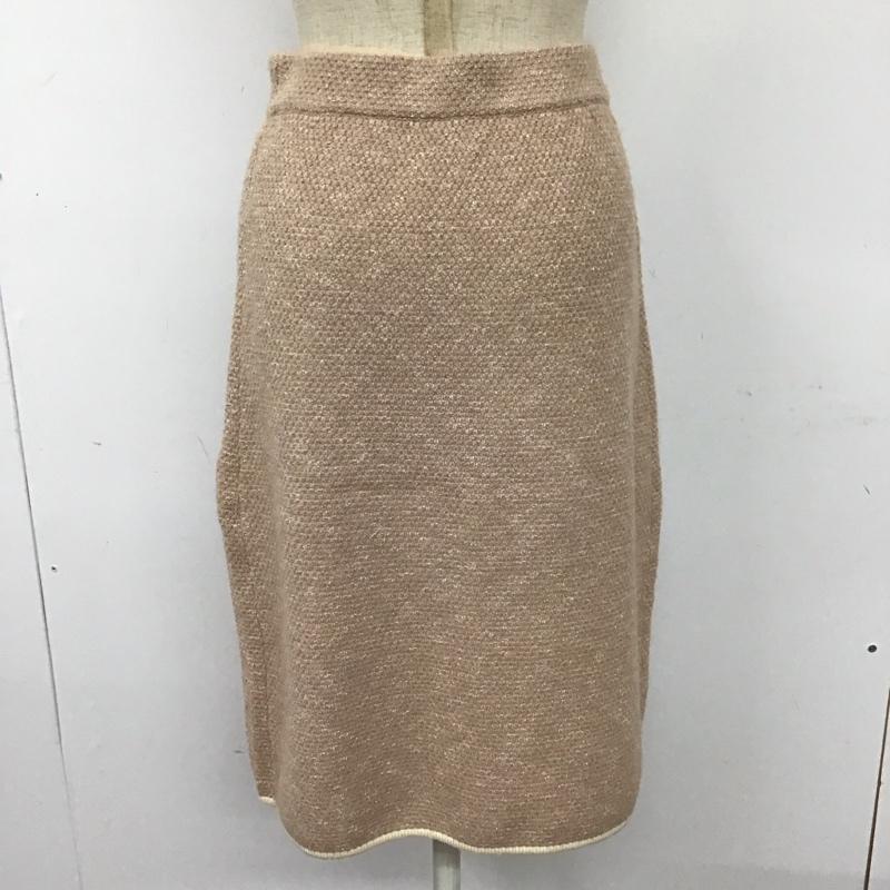 インデックス index スカート ひざ丈スカート S 無地 桃 / ピンク /  レディース USED 古着 中古 10124426