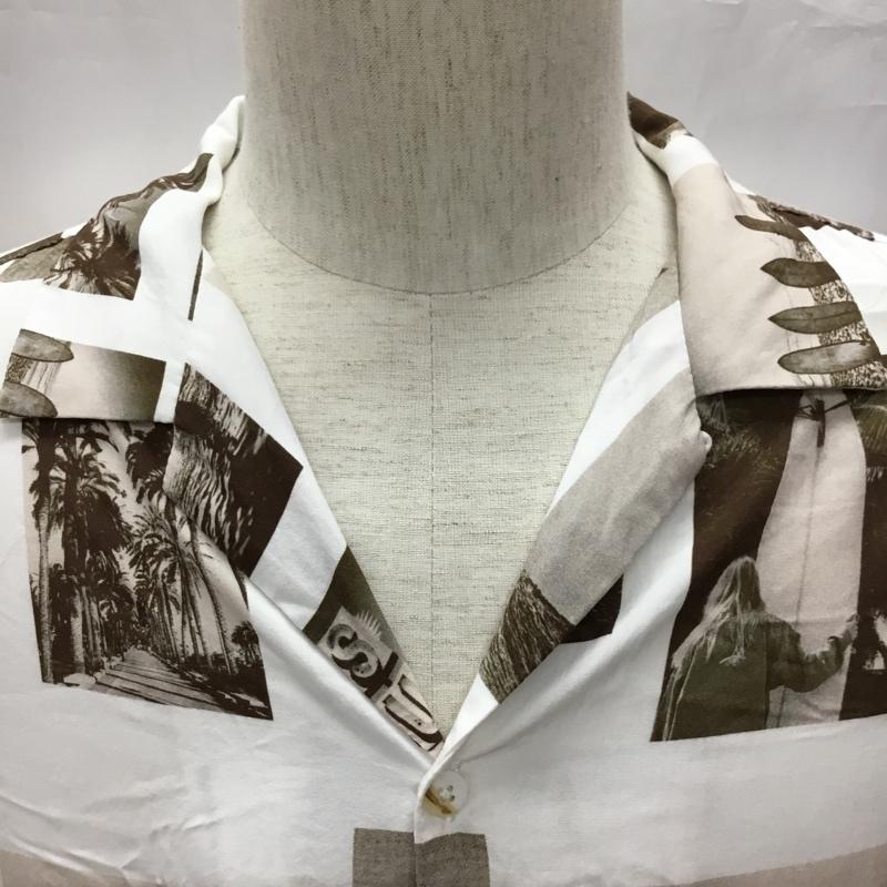 アズールバイマウジー AZUL BY MOUSSY シャツ、ブラウス 半袖 251eac30-062f SURFPHOTOSHIRT 半袖シャツ L プリント マルチカラー / マルチカラー /  メンズ USED 古着 中古 10115823