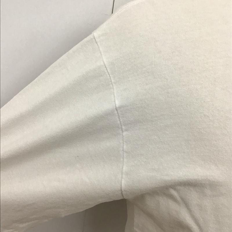 アンディフィーテッド UNDEFEATED カットソー 長袖 長袖カットソー クルーネックカットソー ロングスリーブカットソー プリントTシャツ M ロゴ、文字 白 / ホワイト /  メンズ USED 古着 中古 10119009