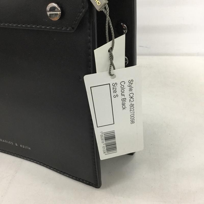 チャールズアンドキース charles&keith ショルダーバッグ ショルダーバッグ CK2-80270098 ロゴ、文字 黒 / ブラック /  レディース USED 古着 中古 10149885