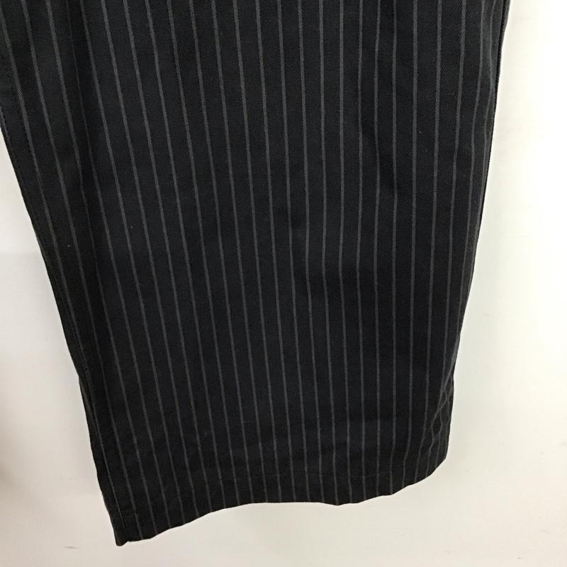 ナイキ NIKE パンツ チノパン dh2905-010 ストレートパンツ カジュアルパンツ ワイドパンツ XL ストライプ 黒 / ブラック / X 灰 / グレー /  メンズ USED 古着 中古 10114174