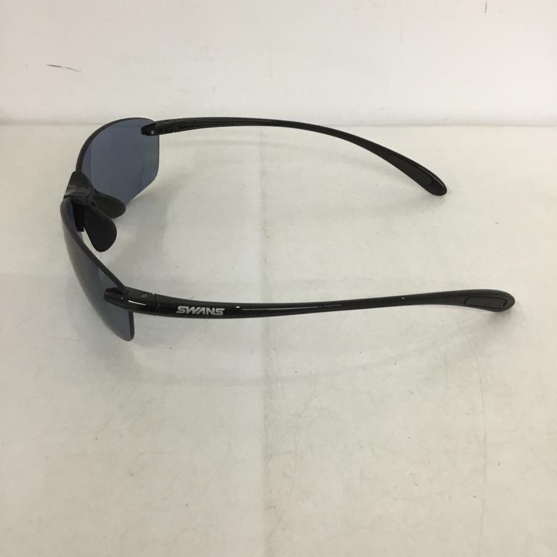 スワンズ Swans めがね・サングラス サングラス SALF-0067 ULTRA LENS for GOLFモデル 箱有 ロゴ、文字 黒 / ブラック / X 青 / ブルー /  メンズ USED 古着 中古 10141077