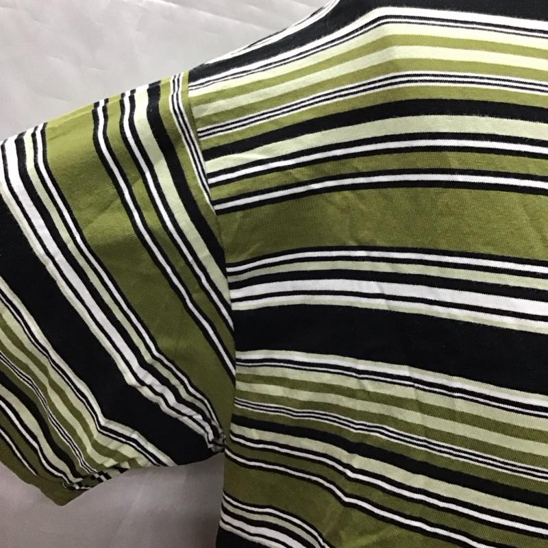 カーハート Carhartt Tシャツ 半袖 I031603 LAFFERTY T-SHIRT マルチボーダー クルーネック L ボーダー柄 マルチカラー / マルチカラー /  メンズ USED 古着 中古 10122614