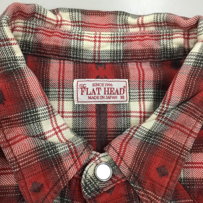 フラットヘッド The Flat Head シャツ、ブラウス 長袖 長袖シャツ カラーシャツ ポケットシャツ 長袖カットソー チェックシャツ 38 チェック マルチカラー / マルチカラー /  メンズ USED 古着 中古 10114053