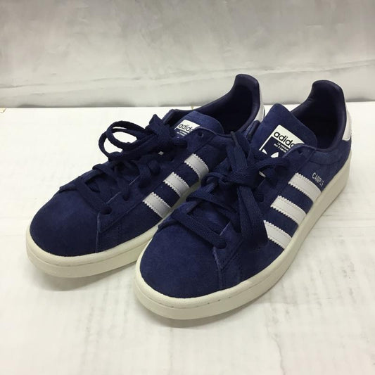 アディダス adidas スニーカー スニーカー BZ0086 Originals CAMPUS 23cm 23.0cm ロゴ、文字 紺 / ネイビー / X 白 / ホワイト /  レディース USED 古着 中古 10110609