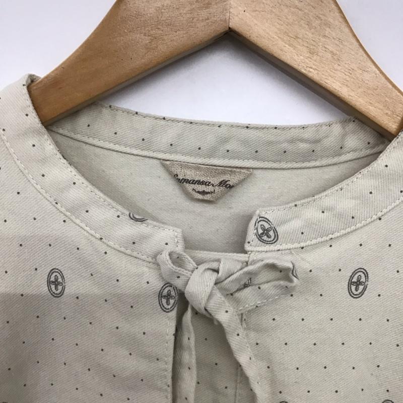 サマンサモスモス Samansa Mos2 ワンピース ロングスカート 1105272 モチーフ花柄ワンピース 長袖 FREE 総柄 アイボリー / アイボリー /  レディース USED 古着 中古 10142282