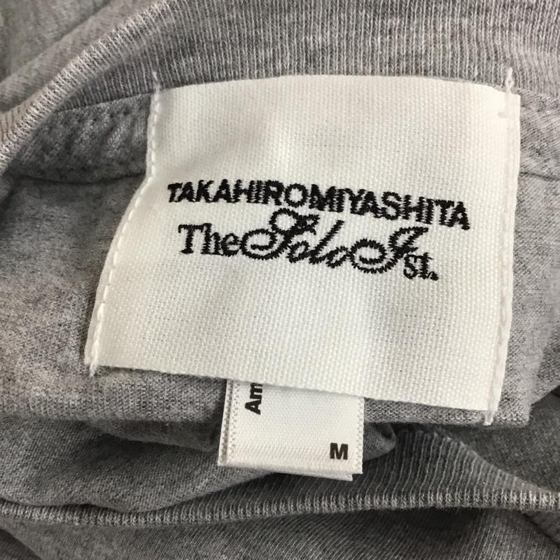 タカヒロ ミヤシタ ザ ソロイスト TAKAHIRO MIYASHITA The SoloIst. Tシャツ 半袖 ヤクルトスワローズ M ロゴ、文字 X プリント 灰 / グレー /  メンズ USED 古着 中古 10111991
