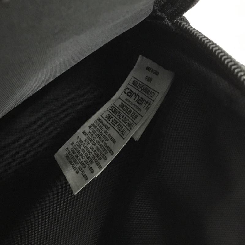 カーハート Carhartt ショルダーバッグ ショルダーバッグ 1006285 エッセンシャル バッグ スモール ロゴ、文字 黒 / ブラック /  メンズ USED 古着 中古 10150510