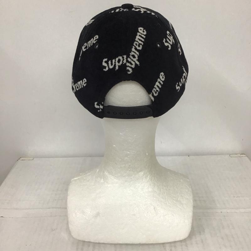 シュプリーム Supreme 帽子 キャップ Velour Diagonal Logo 6Panel 総柄 黒 / ブラック /  メンズ USED 古着 中古 10111528