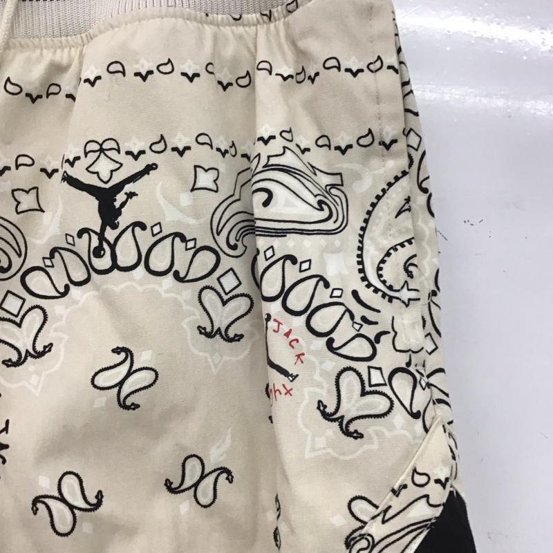 エアジョーダン AIR JORDAN パンツ ショートパンツ do4100-104 AirJordan TravisScott ペイズリーショートパンツ M プリント ベージュ / ベージュ /  メンズ USED 古着 中古 10145059