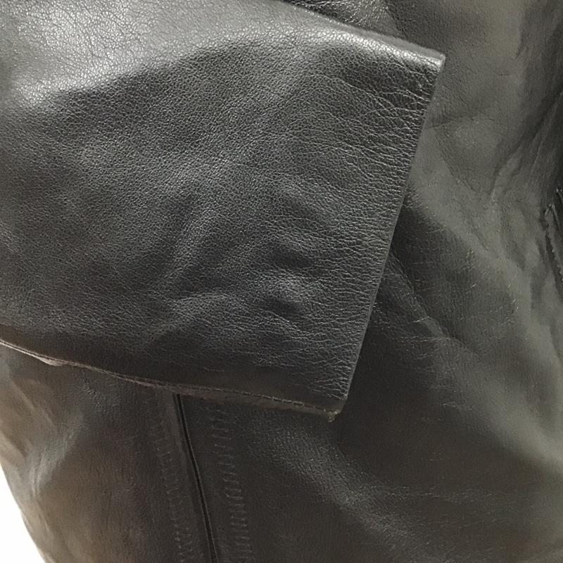 古着 USED ジャケット、上着 レザージャケット MASTER PELLE 46 無地 黒 / ブラック /  メンズ USED 古着 中古 10105678