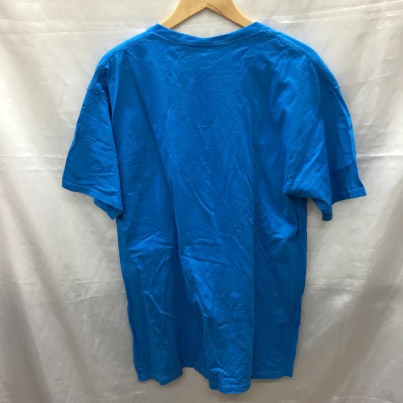 フルーツオブザルーム FRUIT OF THE LOOM Tシャツ 半袖 クルーネック L 無地 青 / ブルー /  メンズ USED 古着 中古 10117769