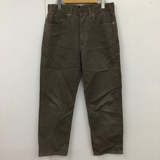 リーバイストラウスアンドコー Levi Strauss & co. パンツ ワークパンツ、ペインターパンツ ワークパンツ ワイドパンツ カジュアルパンツ コーデュロイパンツ 33インチ 無地 茶 / ブラウン /  メンズ USED 古着 中古 10116436