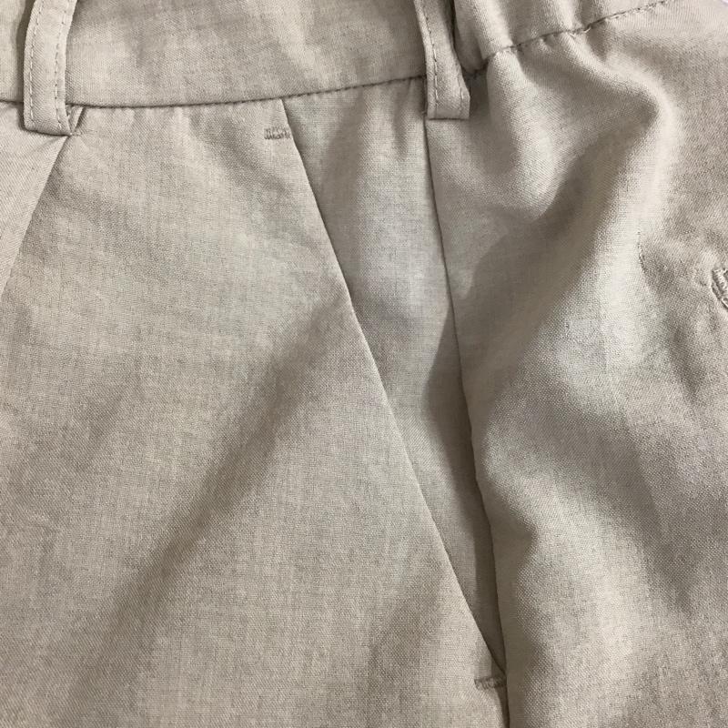 ジーナシス JEANASIS ボトムス ボトムス JS050356MC リネンライクストレートパンツ FREE 無地 ベージュ / ベージュ /  レディース USED 古着 中古 10109512