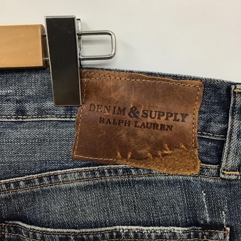 ラルフローレンデニム&サプライ RalphLauren Denim&Supply パンツ デニム、ジーンズ デニムパンツ ハーフパンツ ショートパンツ 34 プリント インディゴ / インディゴ /  メンズ USED 古着 中古 10117840