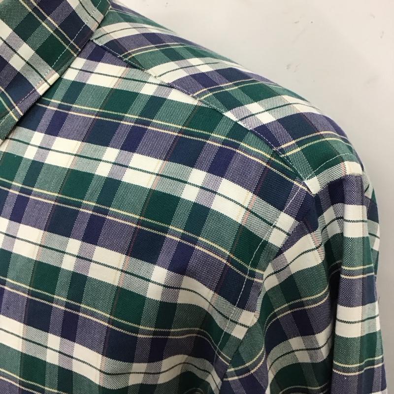 エルエルビーン L.L.Bean シャツ、ブラウス 長袖 長袖シャツ カラーシャツ ポケットシャツ 長袖カットソー チェックシャツ 80s アメリカ製 チェック マルチカラー / マルチカラー /  メンズ USED 古着 中古 10119904