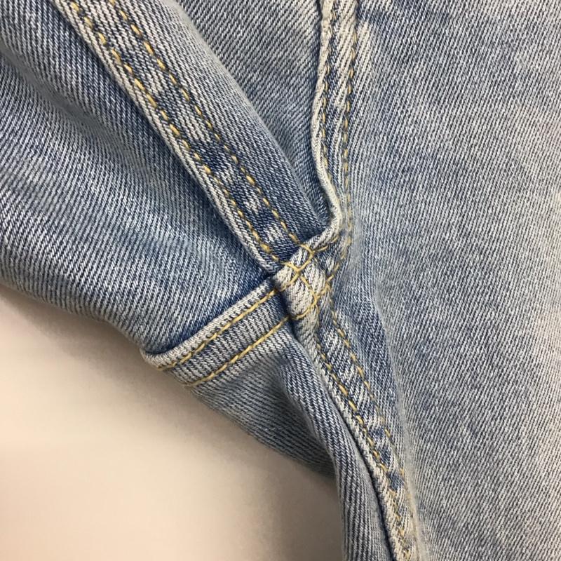 ザラ ZARA パンツ デニム、ジーンズ 38インチ 無地 水色 / ライトブルー /  レディース USED 古着 中古 10114149