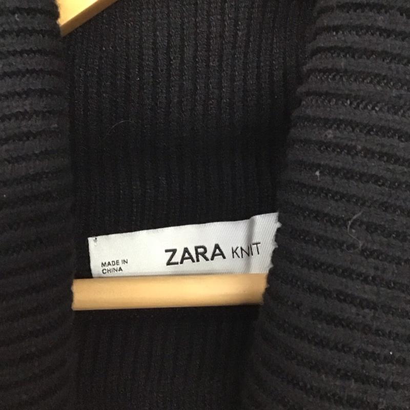 ザラ ZARA ニット、セーター 長袖 タートルネック S 無地 黒 / ブラック /  レディース USED 古着 中古 10129322