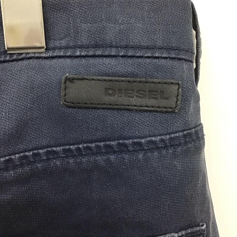 ディーゼル DIESEL パンツ デニム、ジーンズ カジュアルジーンズ ストレートパンツ ストレッチジーンズ 32インチ 無地 紺 / ネイビー /  メンズ USED 古着 中古 10107190