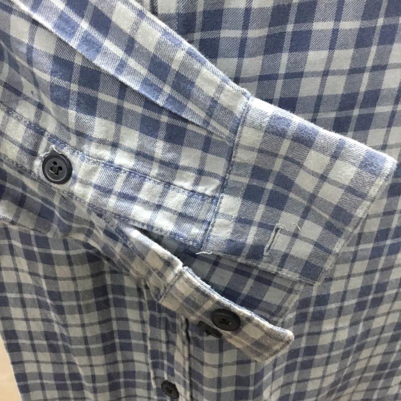 コロンビア Columbia シャツ、ブラウス 長袖 長袖 M チェック 青 / ブルー /  メンズ USED 古着 中古 10108457