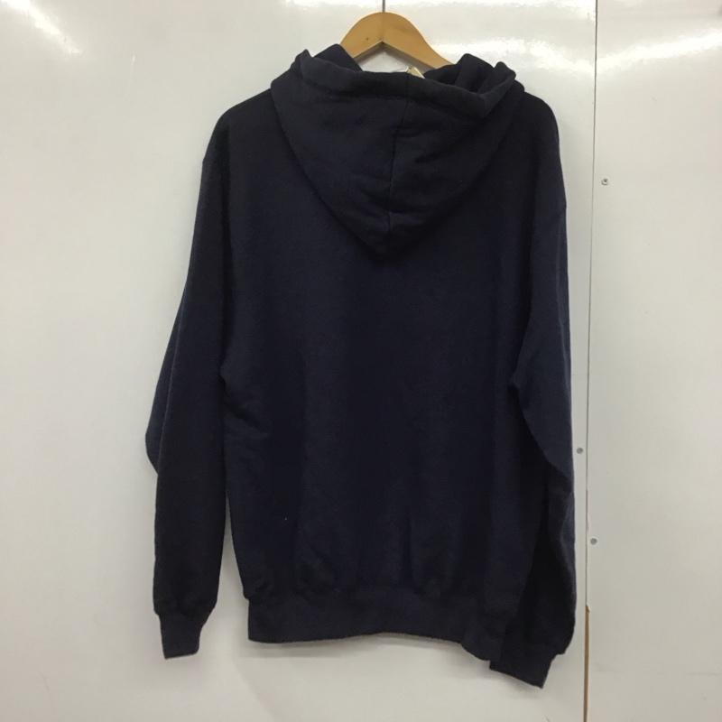 ポロバイラルフローレン Polo by RALPH LAUREN パーカー 長袖 長袖パーカー プルオーバーパーカー スウェット M ロゴ、文字 紺 / ネイビー /  メンズ USED 古着 中古 10143491
