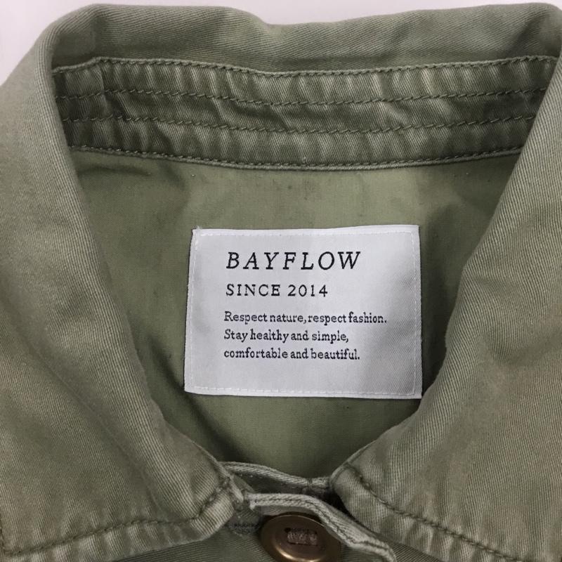 ベイフロー BAYFLOW ジャケット、上着 ジャケット、ブレザー ミリタリージャケット カジュアルジャケット 前ボタンジャケット カラージャケット 3 無地 カーキ / カーキ /  メンズ USED 古着 中古 10115225
