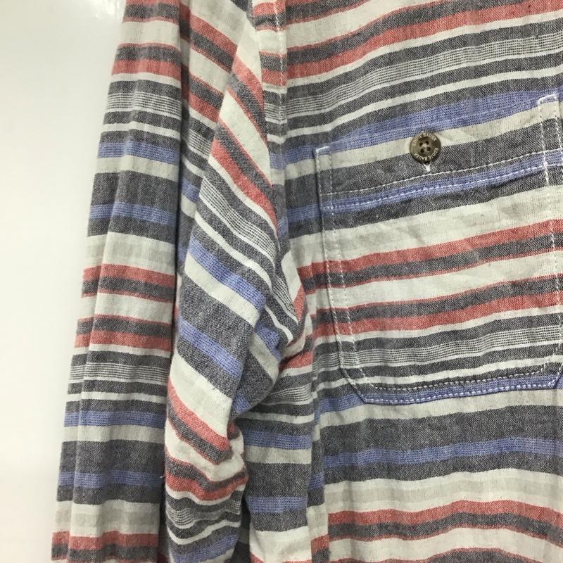 エディーバウアー Eddie Bauer シャツ、ブラウス 長袖 M ボーダー柄 マルチカラー / マルチカラー /  メンズ USED 古着 中古 10141190