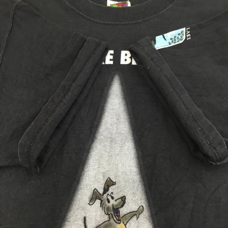 フルーツオブザルーム FRUIT OF THE LOOM Tシャツ 半袖 90’s M プリント X キャラクター 黒 / ブラック /  メンズ USED 古着 中古 10133844