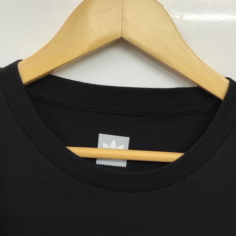 アディダス adidas Tシャツ 半袖 dh3900 MarkGonzalesSOLIDSHMOOTEE シュムーTシャツ プリントTシャツ L プリント 黒 / ブラック /  メンズ USED 古着 中古 10150352