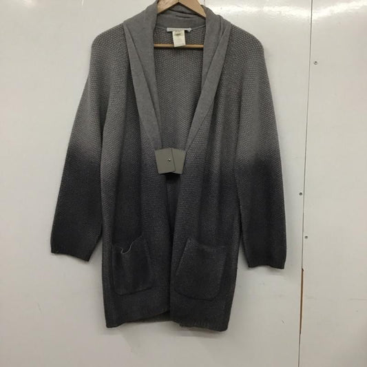 ファビアナフィリッピ FABIANA FILIPPI カーディガン 長袖 QW2213327 ショールカラー S 無地 灰 / グレー /  レディース USED 古着 中古 10133751